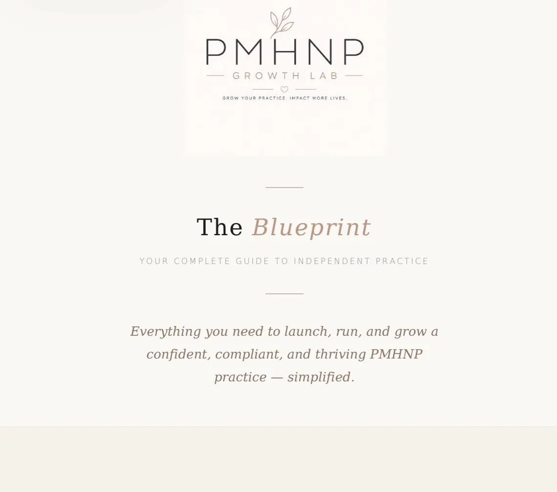 Private Practice Blueprint